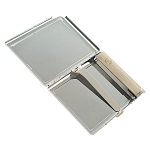 Портсигар с газовой зажигалкой из натурального камня Яшма Змеиная Stone Cigarettes Cases варинант исполнения - 3 | Loft Concept в Омске