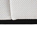 Дизайнерское кресло мягкое с обивкой из рогожки кремового цвета Decoration of Everything варинант исполнения - 3 | Loft Concept в Омске