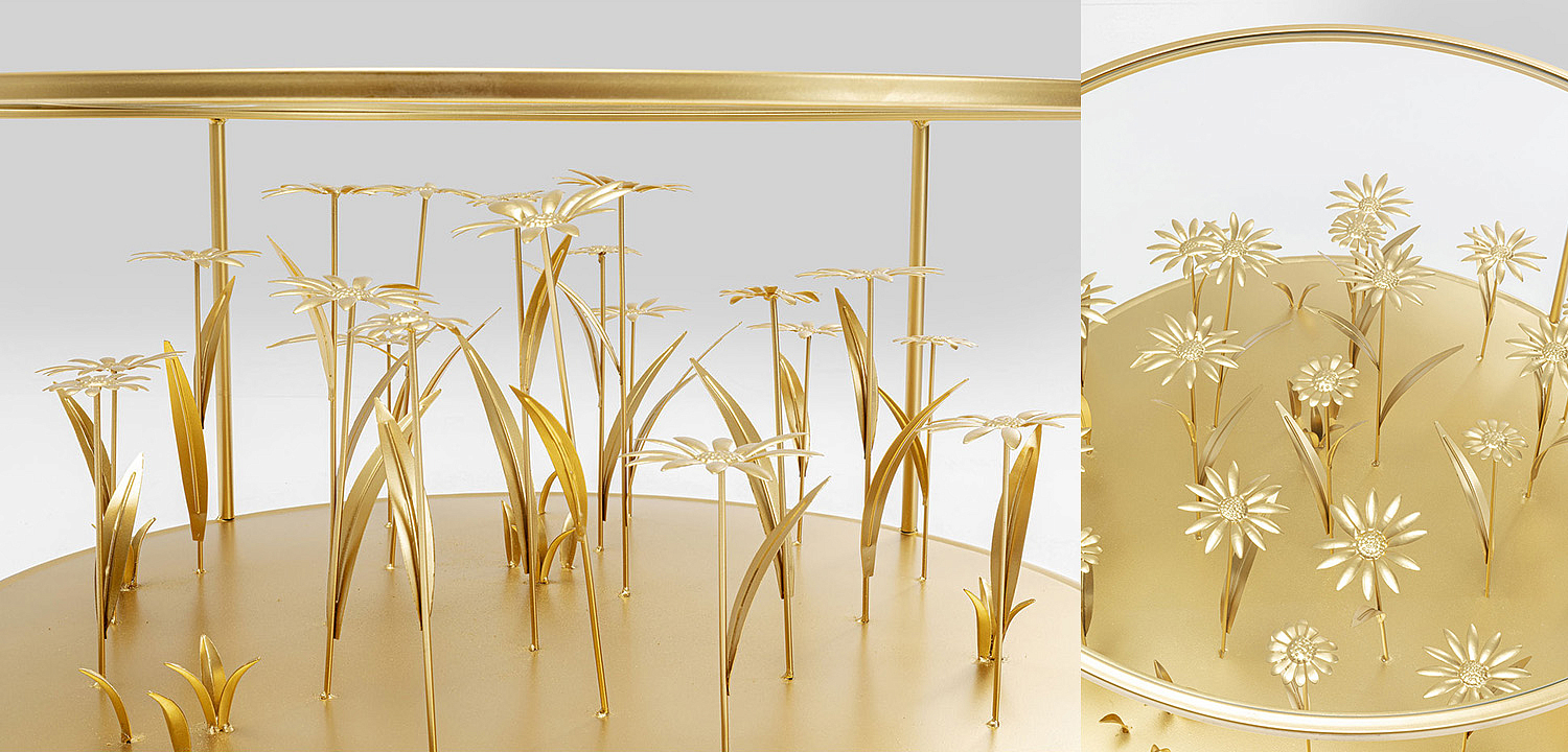 Кофейный стол Golden Flowers Кофейный стол Golden Flowers - Loft-Concept в Омске