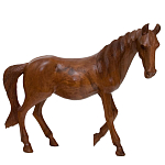 Статуэтка из дерева суар дикая лошадь Wild Horses варинант исполнения - 3 | Loft Concept в Омске