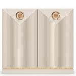 Комод с фактурными дверцами Satin Furniture варинант исполнения - 4 | Loft Concept в Омске