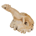 Статуэтка из дерева ящерица Animals of the World варинант исполнения - 4 | Loft Concept в Омске