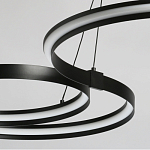 Люстра подвесная светодиодная в виде волнообразной ленты Ribbon Vortex варинант исполнения - 11 | Loft Concept в Омске