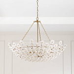 Люстра декорированная цветами из стекла Lightness of Flowers варинант исполнения - 2 | Loft Concept в Омске