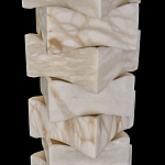 Торшер из натурального камня Stone Constructor варинант исполнения - 3 | Loft Concept в Омске