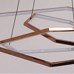 Люстра с 3-мя подвесами в виде шестиугольников Hexagon Horizontal варинант исполнения - 4 | Loft Concept в Омске