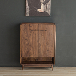 Комод в прихожую для хранения обуви Moon Walnut Furniture варинант исполнения - 1 | Loft Concept в Омске