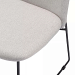 Стул мягкий светло-серый Chair Gray Runners варинант исполнения - 7 | Loft Concept в Омске