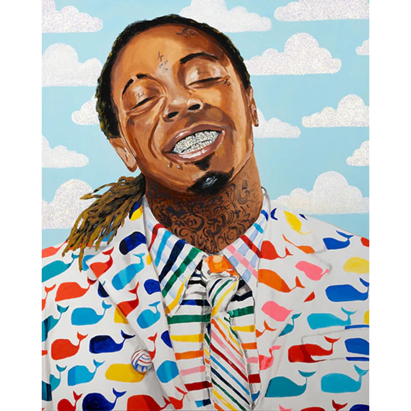 Картина Lil Wayne With Thom Browne Whale Print Jacket Мульти Картина Lil Wayne With Thom Browne Whale Print Jacket Мульти в Омске | Loft Concept