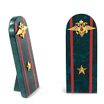 Сувенир Погон МВД из натурального камня змеевик Souvenir Epaulets варинант исполнения - 5 | Loft Concept в Омске