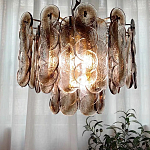 Люстра из круглых стеклянных элементов Vienna варинант исполнения - 6 | Loft Concept в Омске