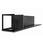 Полка навесная открытая цвета графит Strict Lines  варинант исполнения - 6 | Loft Concept в Омске