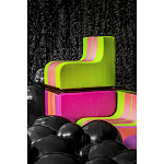 Дизайнерское кресло зеленое Poltronova Sofo Verosa Green Pink Armchair варинант исполнения - 16 | Loft Concept в Омске