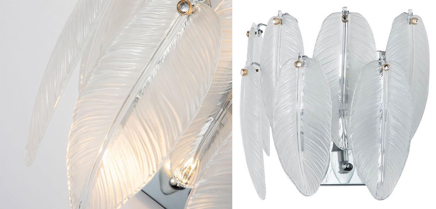 Бра Bud Petals Wall Lamp Chrome Бра Bud Petals Wall Lamp Chrome - Loft-Concept в Омске