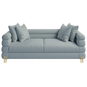 Дизайнерский Диван Lancaster Серо-голубое букле