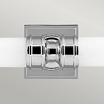 Бра для ванных комнат горизонтальное с двумя матовыми стеклянными цилиндическими плафонами Feiss варинант исполнения - 6 | Loft Concept в Омске