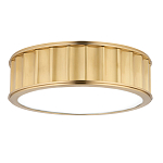 Потолочный светильник с гофрированным абажуром цвета латунь Millennium варинант исполнения - 2 | Loft Concept в Омске
