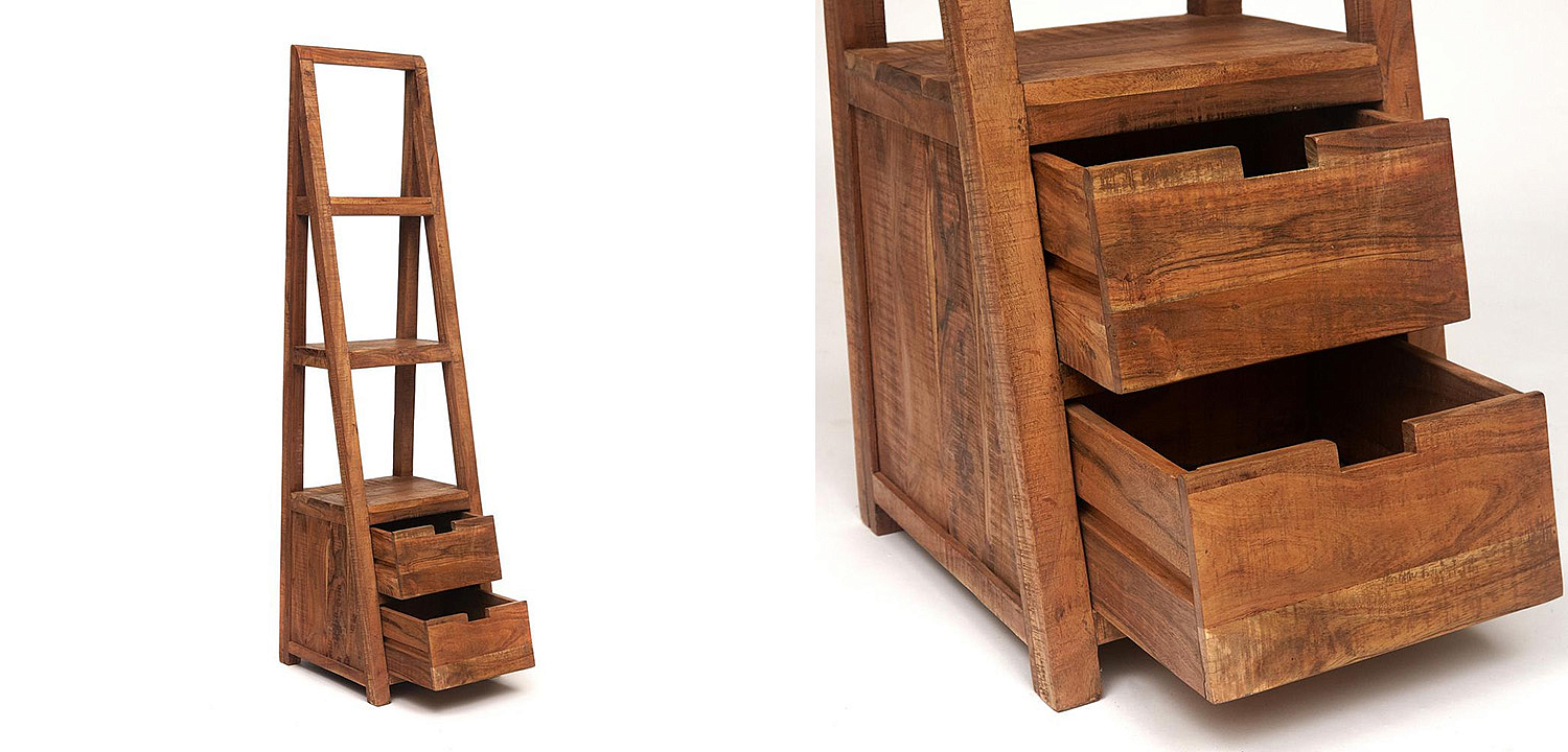 Этажерка Acacia Bookcase Freya II Этажерка Acacia Bookcase Freya II - Loft-Concept в Омске