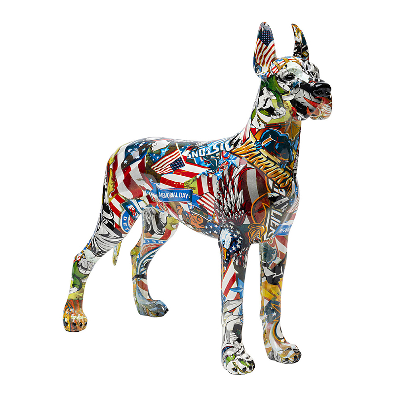 Статуэтка Graffiti Great Dane Поп-Арт Мульти в Омске | Loft Concept 