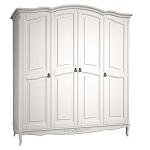 Шкаф белый из массива бука в стиле прованс White Provence варинант исполнения - 1 | Loft Concept в Омске