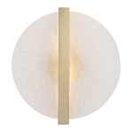 Бра с белым матовым стеклянным плафоном круглой формы Soft Glow Harmony варинант исполнения - 2 | Loft Concept в Омске