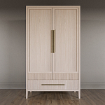 Шкаф платяной Primo с выдвижными ящиками шпон Черный дуб варинант исполнения - 2 | Loft Concept в Омске