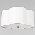 Потолочный светильник с белым волнистым плафоном из ткани Vitorino варинант исполнения - 1 | Loft Concept в Омске