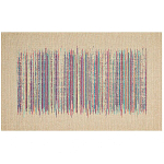 Ковер с геометрическим узором из комбинированного состава Full rhythm варинант исполнения - 1 | Loft Concept в Омске