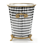 Фарфоровое кашпо Black and white square варинант исполнения - 3 | Loft Concept в Омске