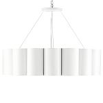 Люстра круглая фактурная в сочетании белого и золотого цвета Wide Stripes of Ribbon варинант исполнения - 2 | Loft Concept в Омске