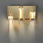 Бра волнистой формы из фактурного стекла Big Wave варинант исполнения - 7 | Loft Concept в Омске