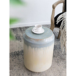 Керамический Табурет в оттенках бежевого и голубого цветов Gradient Stool варинант исполнения - 4 | Loft Concept в Омске