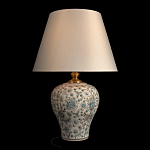 Настольная лампа с цветочной росписью Lamp Flower Painting варинант исполнения - 2 | Loft Concept в Омске