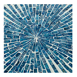 Приставной столик с инкрустацией раковинами устриц Bone Inlay варинант исполнения - 2 | Loft Concept в Омске