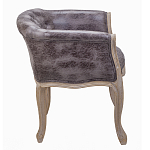 Кресло низкое в стиле прованс Louis French Armchair brown варинант исполнения - 2 | Loft Concept в Омске