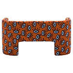 Акцентный Двухместный Диван Leela Оранжевый Орнамент варинант исполнения - 1 | Loft Concept в Омске