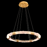 Люстра в форме кольца с золотым декором Warm Heavenly Light варинант исполнения - 5 | Loft Concept в Омске