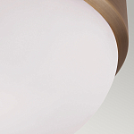 Потолочный светильник круглой формы с белым выпуклым матовым плафоном Feiss варинант исполнения - 4 | Loft Concept в Омске