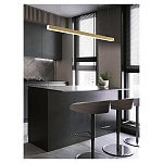 Люстра линейная светодиодная в минималистичном стиле New Age of Light варинант исполнения - 5 | Loft Concept в Омске