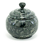 Сахарница из натурального камня Змеевик Stone Sugar Bowls варинант исполнения - 3 | Loft Concept в Омске