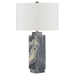 Настольная лампа с корпусом из серого мрамора Breathtaking View варинант исполнения - 4 | Loft Concept в Омске