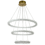 Многоярусная кольцевая люстра с хрустальным декором Gilbertine Crystals Ring Chandelier варинант исполнения - 2 | Loft Concept в Омске