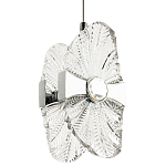 Подвесной светильник из хрусталя Fleuretta Crystal Chrome Hanging Lamp варинант исполнения - 1 | Loft Concept в Омске