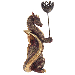 Подсвечник в виде дракона Dragon Candlestick Red Gold Blue Green варинант исполнения - 1 | Loft Concept в Омске