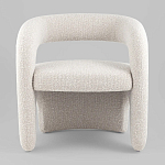 Кресло дизайнерское для лаунж зоны жемчужного цвета Pearl Lounge варинант исполнения - 9 | Loft Concept в Омске