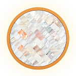 Бра в форме диска с перламутровыми прямоугольниками из морской ракушки Touch of Marine Charm варинант исполнения - 1 | Loft Concept в Омске