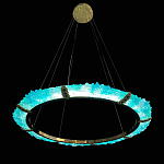 Люстра в форме кольца с цветочным декором Warm Heavenly Light варинант исполнения - 6 | Loft Concept в Омске