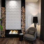 Гипсовая 3D Панель M-38 варинант исполнения - 1 | Loft Concept в Омске