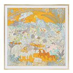 Картина Hermes Le Carnaval des Animaux Orange варинант исполнения - 1 | Loft Concept в Омске