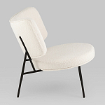 Мини-кресло District Lounge букле белый варинант исполнения - 2 | Loft Concept в Омске